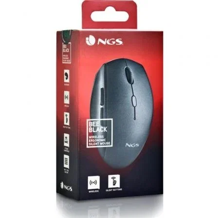 NGS Bee Ratón Inalámbrico Negro 1600 DPI NGS Bee Ratón Inalámbrico Negro 1600 DPI